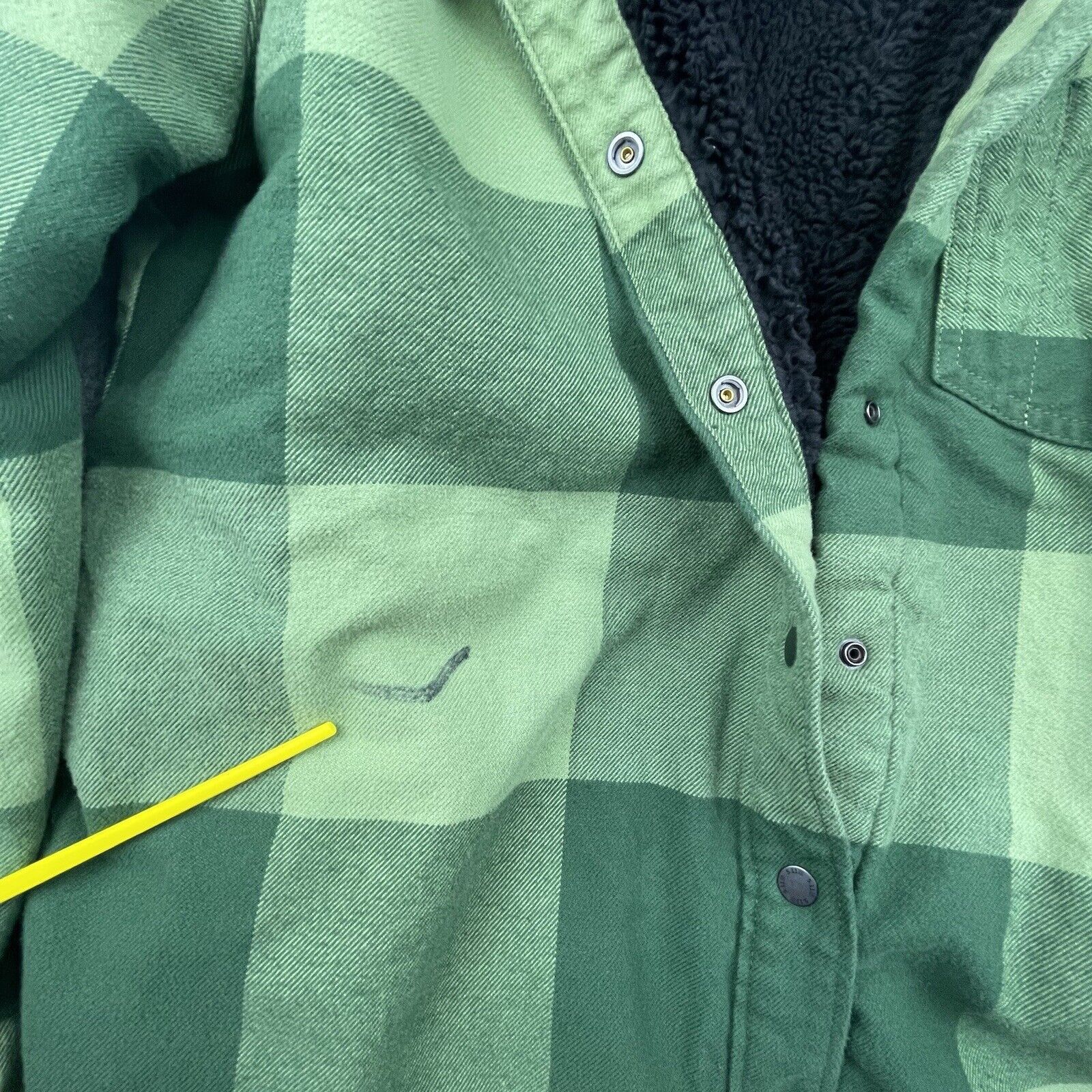 5.11 5.11 Tactical Flannel Jacket XS Plaid Sherpa Fleece Shacket Size XS / US 0-2 / IT 36-38 - 4 Thumbnail