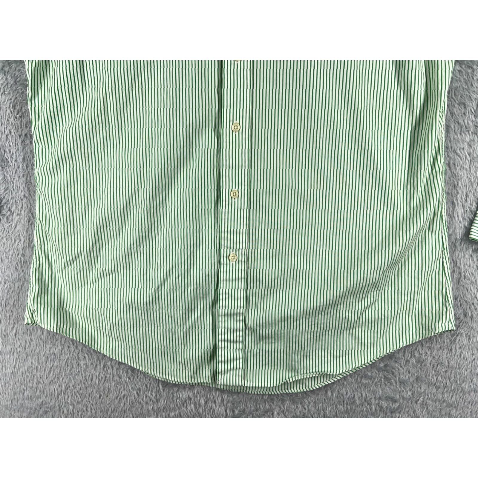 Polo Ralph Lauren VINTAGE Polo Ralph Lauren Shirt Mens 16.5 Green Regent Cotton Custom Fit 34-35 Button-Up Collared Long Sleeve Size US XL / EU 56 / 4 - 5 Thumbnail