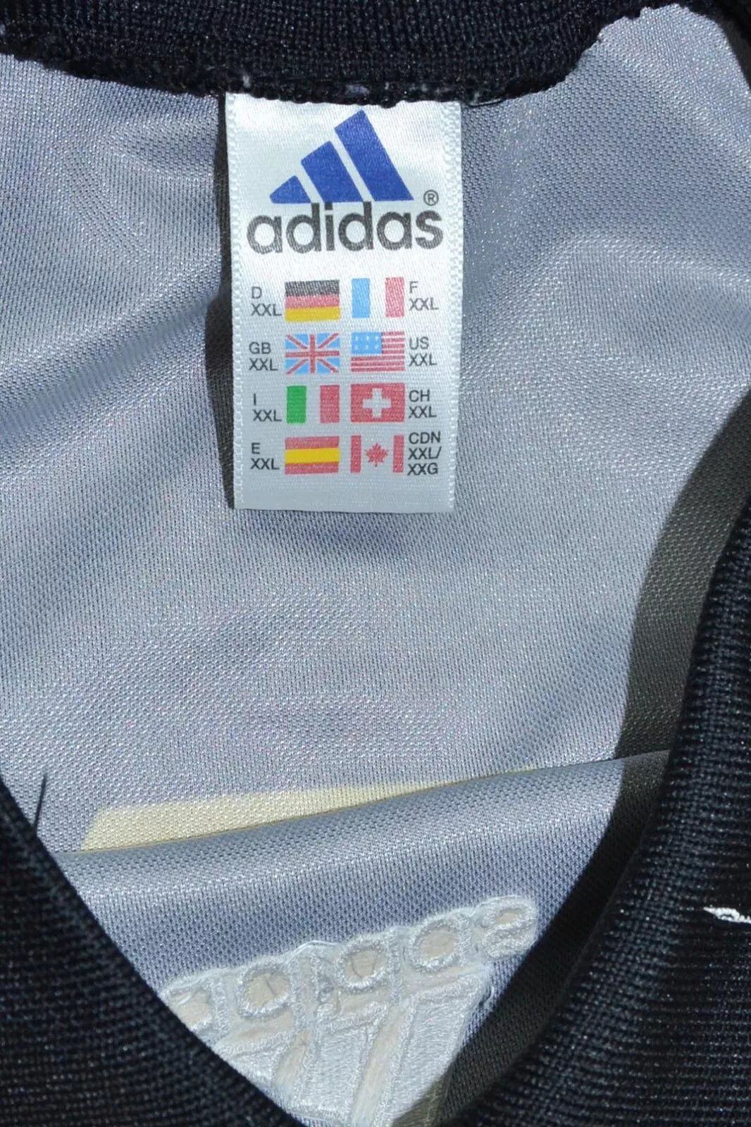 Adidas ADIDAS 1998/2000 FOOTBALL SHIRT XXL #1 JENS LEHMANN EDITION Size US XXL / EU 58 / 5 - 6 Thumbnail