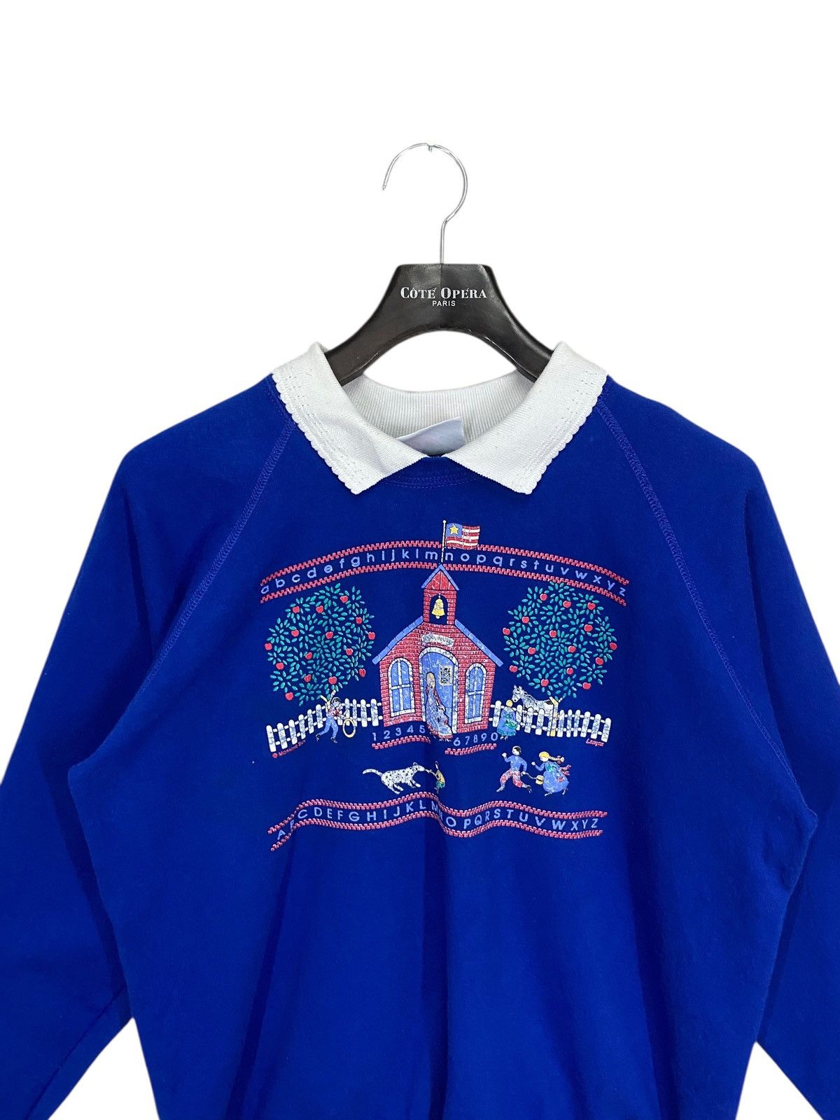 Vintage Vintage 90s morning sun sweatshirt crewneck pullover size L Size US L / EU 52-54 / 3 - 4 Thumbnail