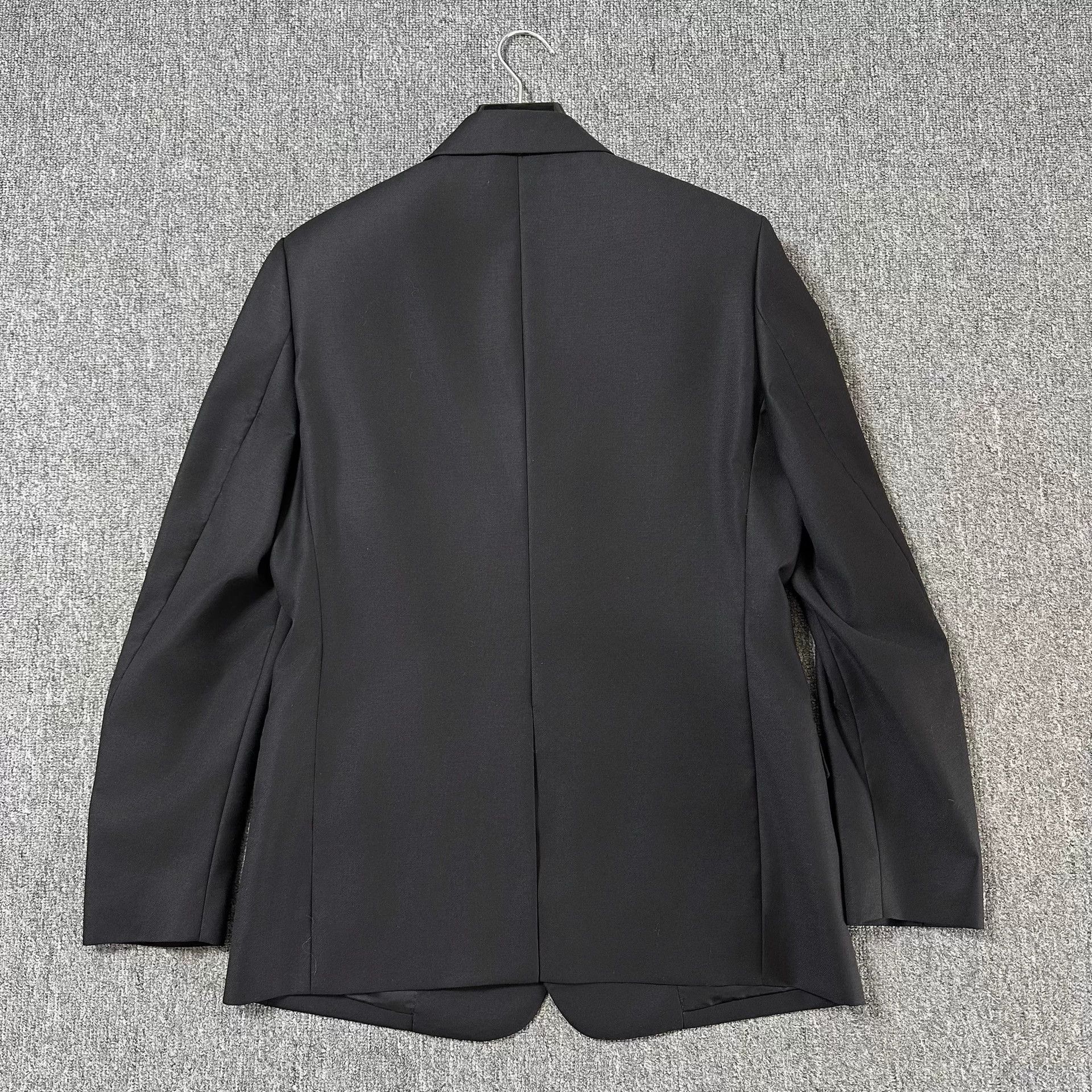 Dior Dior Black Rhinestone Bee Wool Tuxedo Jacket 48 Size 48L - 3 Thumbnail