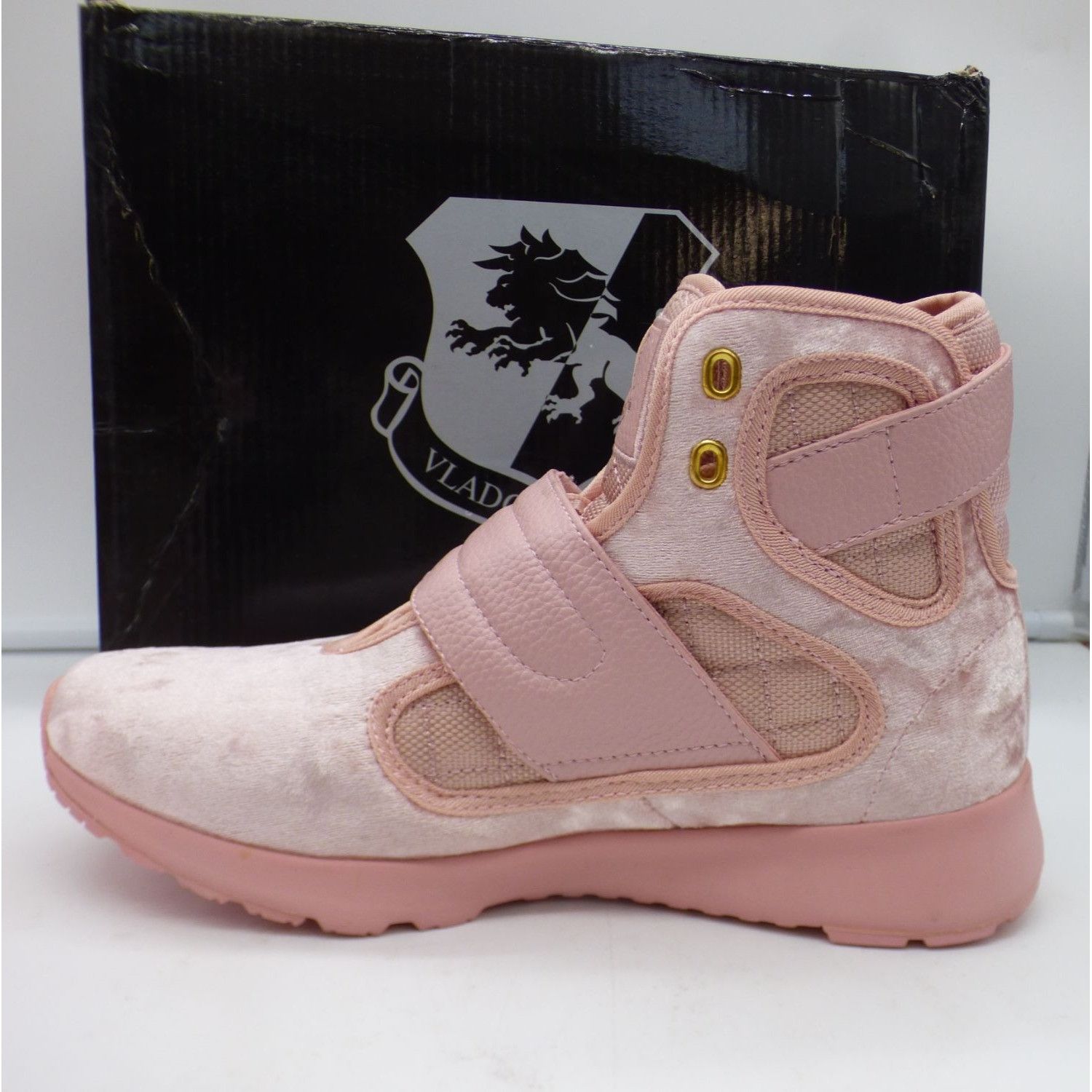 Vlado Vlado Footware Women’s Atlas III Velvet Hi-Top Sneakers, Pi Size US 7 / IT 37 - 14 Thumbnail