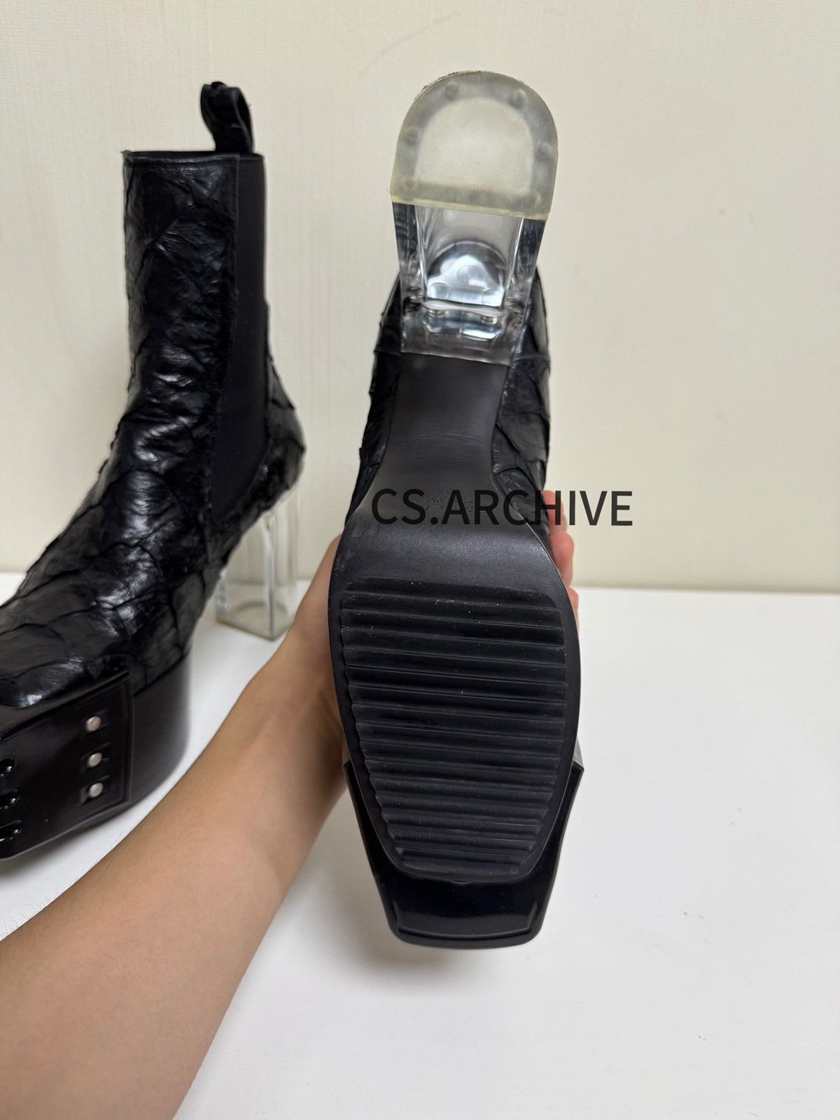 Rick Owens Rick owens Pirarucu Kiss boots Size US 11 / EU 44 - 4 Thumbnail