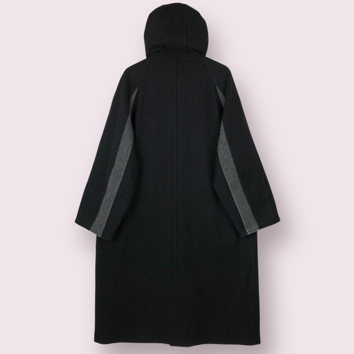 Comme des Garcons Homme Vintage 90s CDG Homme Wool Hooded Coat Duffle Coat Size US M / EU 48-50 / 2 - 4 Thumbnail