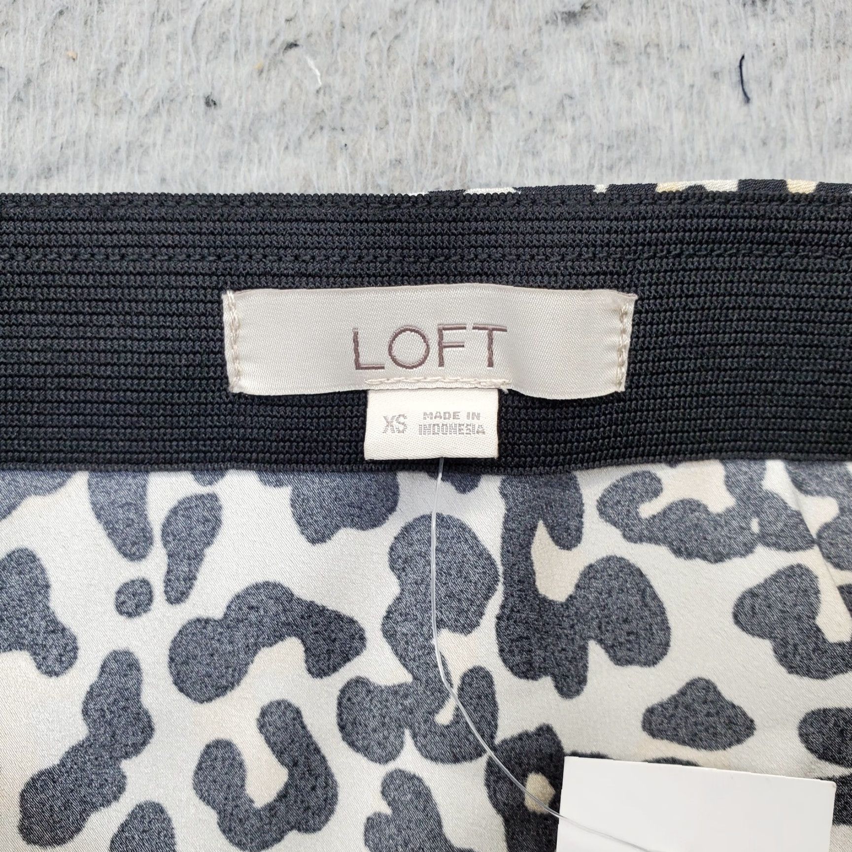 Loft LOFT Womens Size XS Multi Leopard Print A-Line Long Skirt Elastic Pull On Shirt? Size 26" / US 2 / IT 38 - 5 Thumbnail