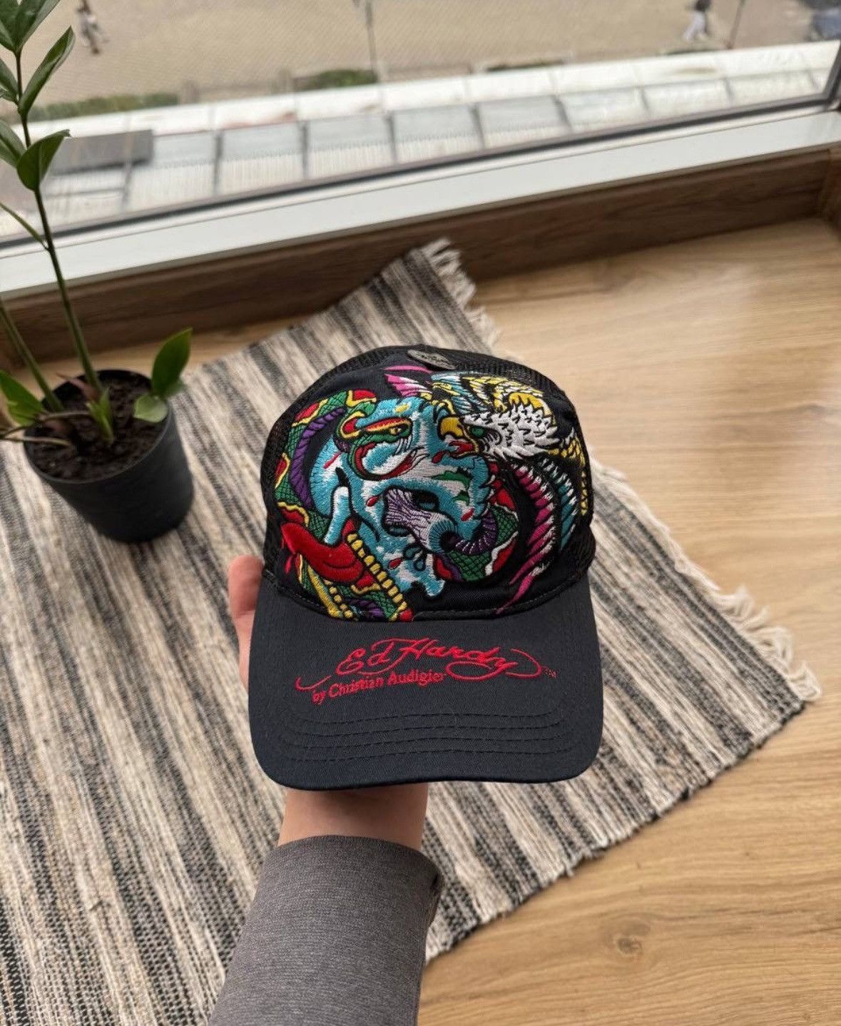 Christian Audigier × Ed Hardy Ed Hardy By Christian Audigier RARE Y2K Cap Size ONE SIZE - 2 Thumbnail