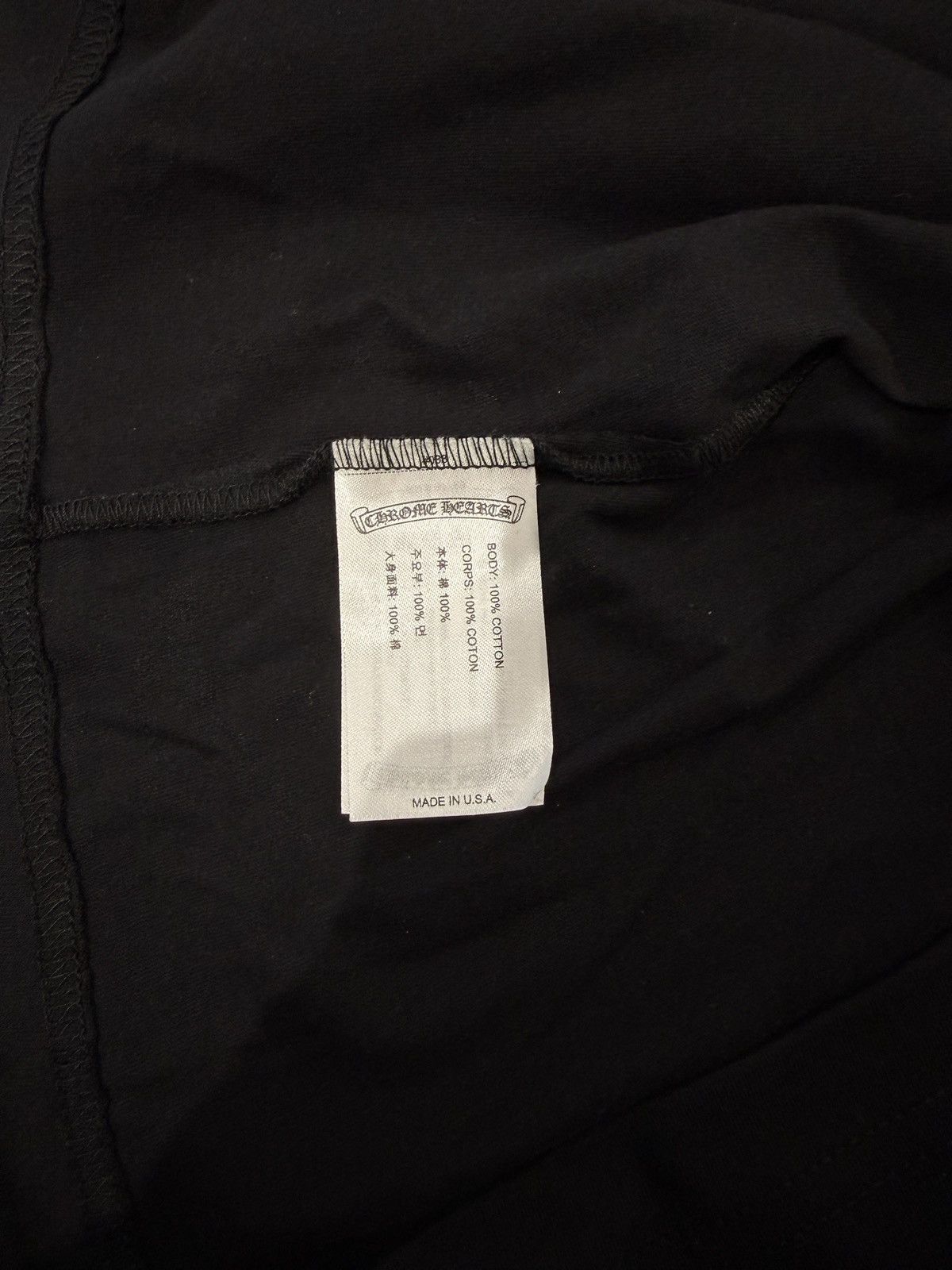 Chrome Hearts Chrome Hearts Neck Logo Long Sleeve Black / Blue Size: L Size US L / EU 52-54 / 3 - 9 Thumbnail