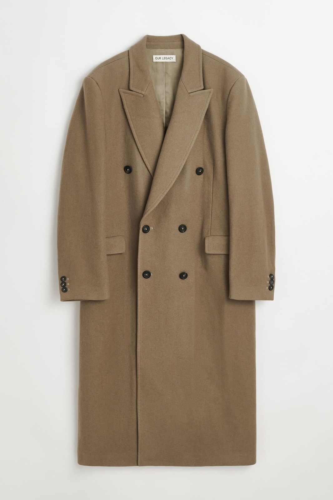 Our Legacy OUR LEGACY EXTENDED WHALE COAT, Peafowl Bath Wool Size US M / EU 48-50 / 2 - 1 Thumbnail