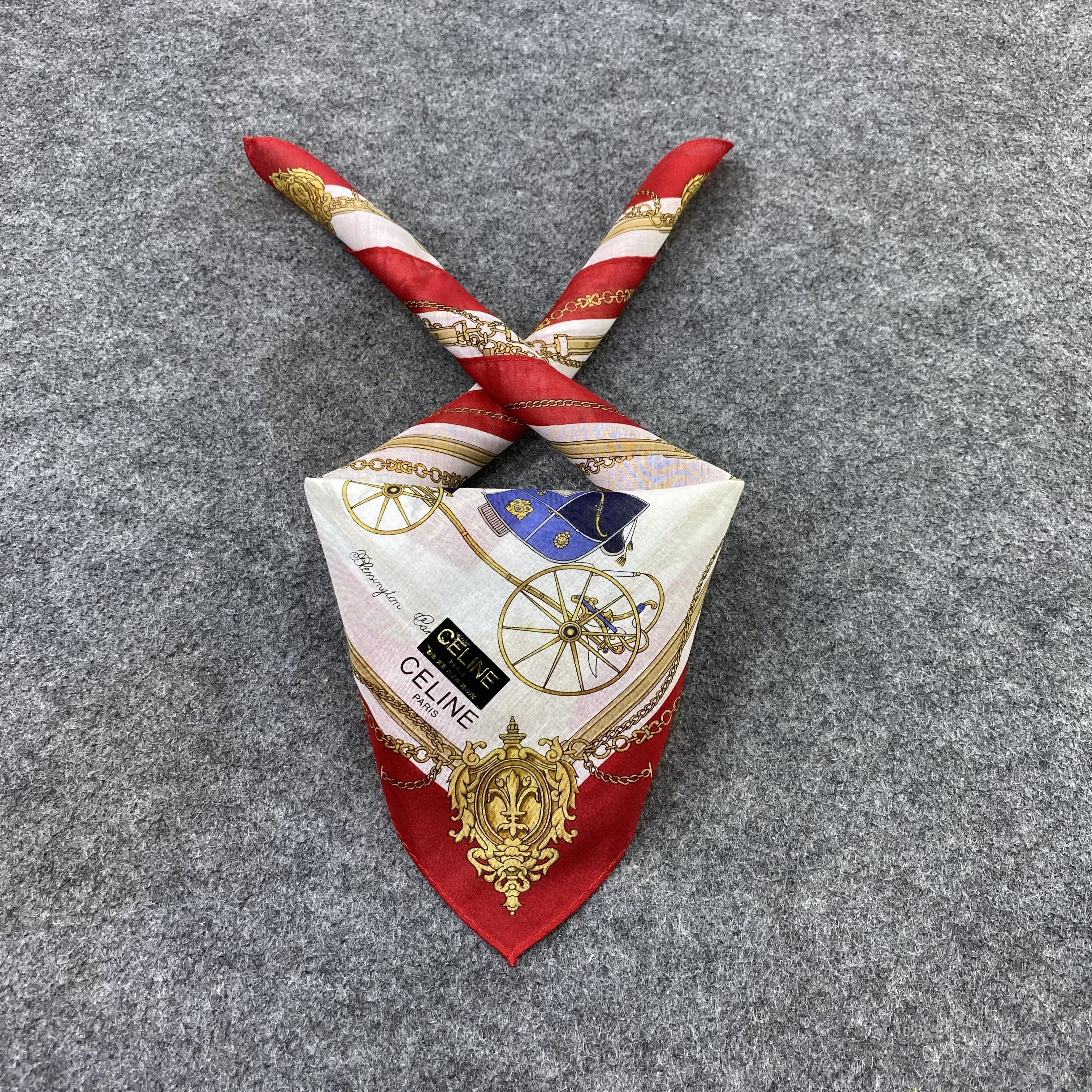 Celine Celine Handkerchief Neckerchief Bandana-B2025 Size ONE SIZE - 2 Thumbnail