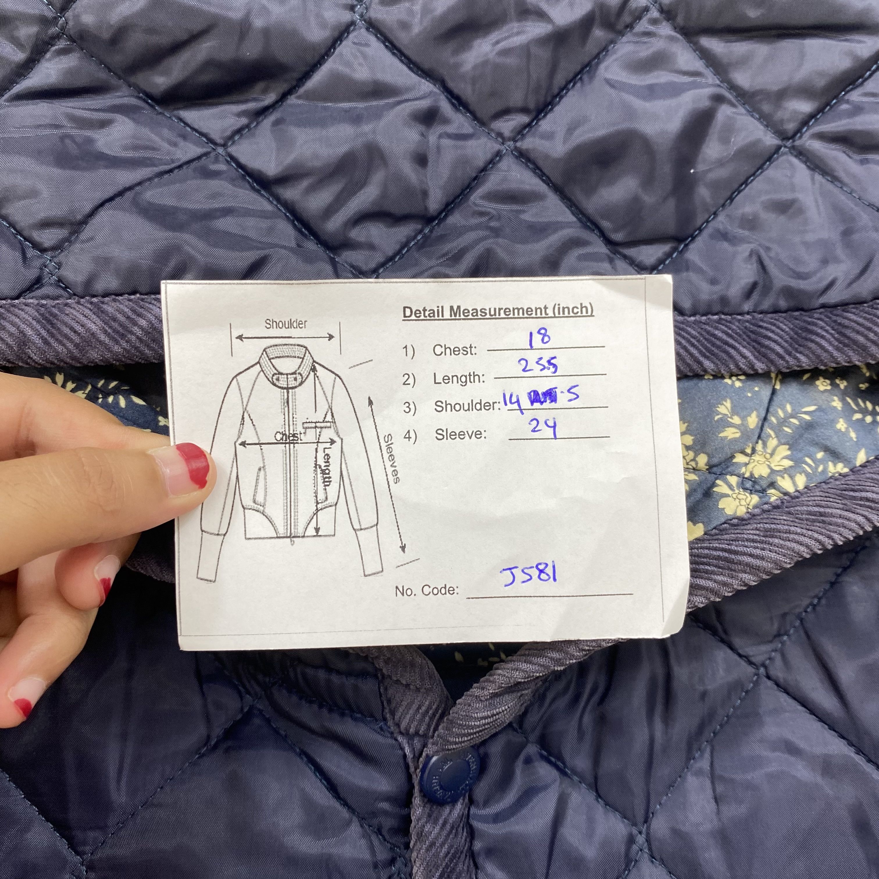 Lavenham LAVENHAM X LIBERTY OF LONDON Floral Quilted Hooded -J581 Size US S / EU 44-46 / 1 - 12 Thumbnail