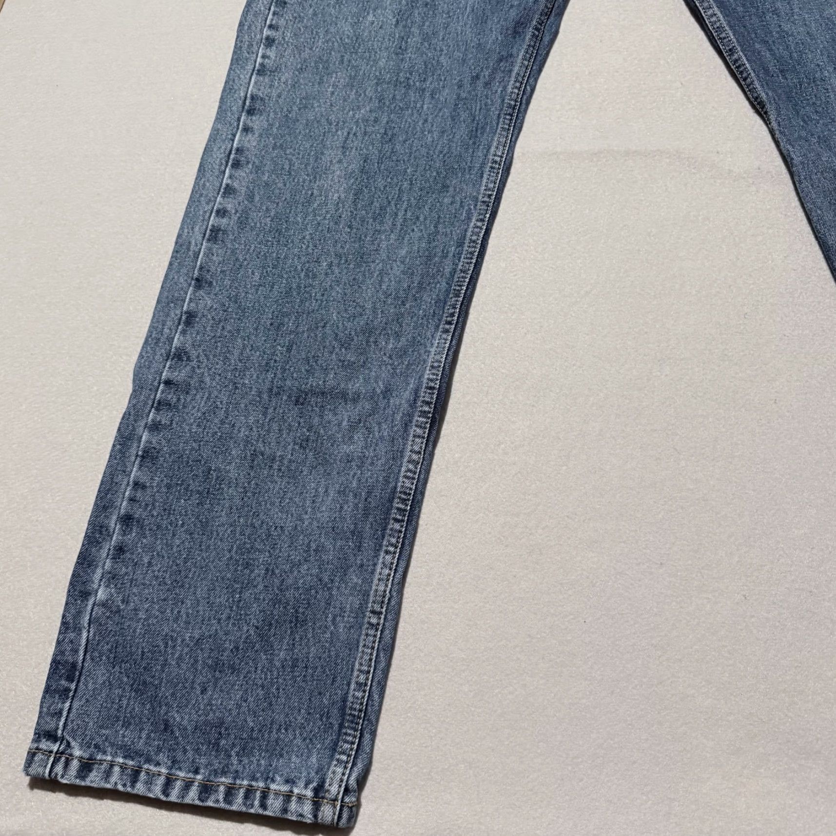 Levi's Levi's 505 Jeans Men Blue Denim Mid Rise Straight Classic Zip Fly 38x34 Size US 38 / EU 54 - 4 Thumbnail