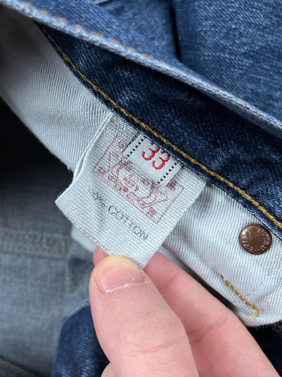 Evisu Vintage y2k evisu japanese 00s denim jeans pants Size US 33 - 6 Thumbnail