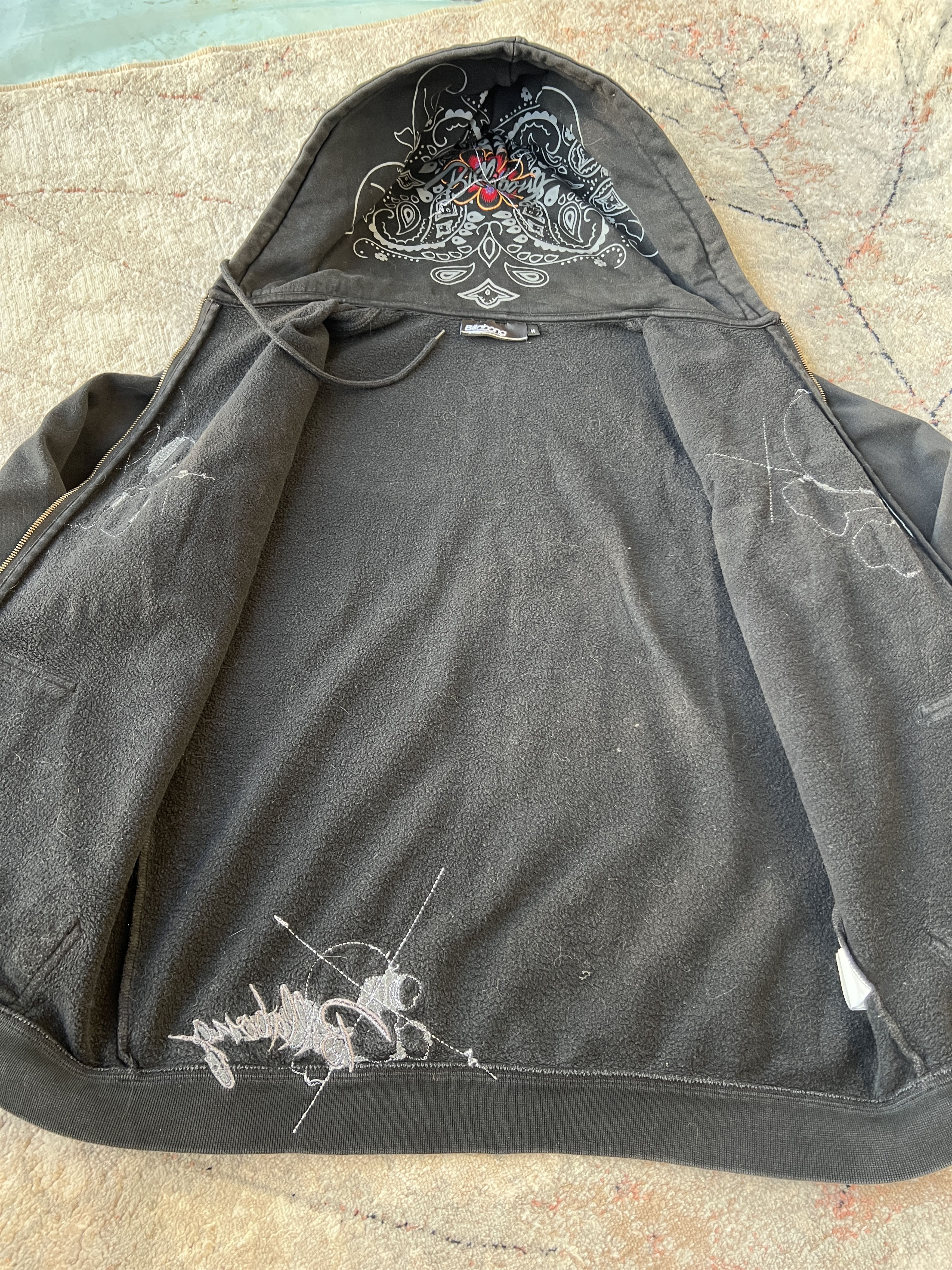 Billabong Billabong Vintage Zip Hoodie Size US M / EU 48-50 / 2 - 2 Thumbnail