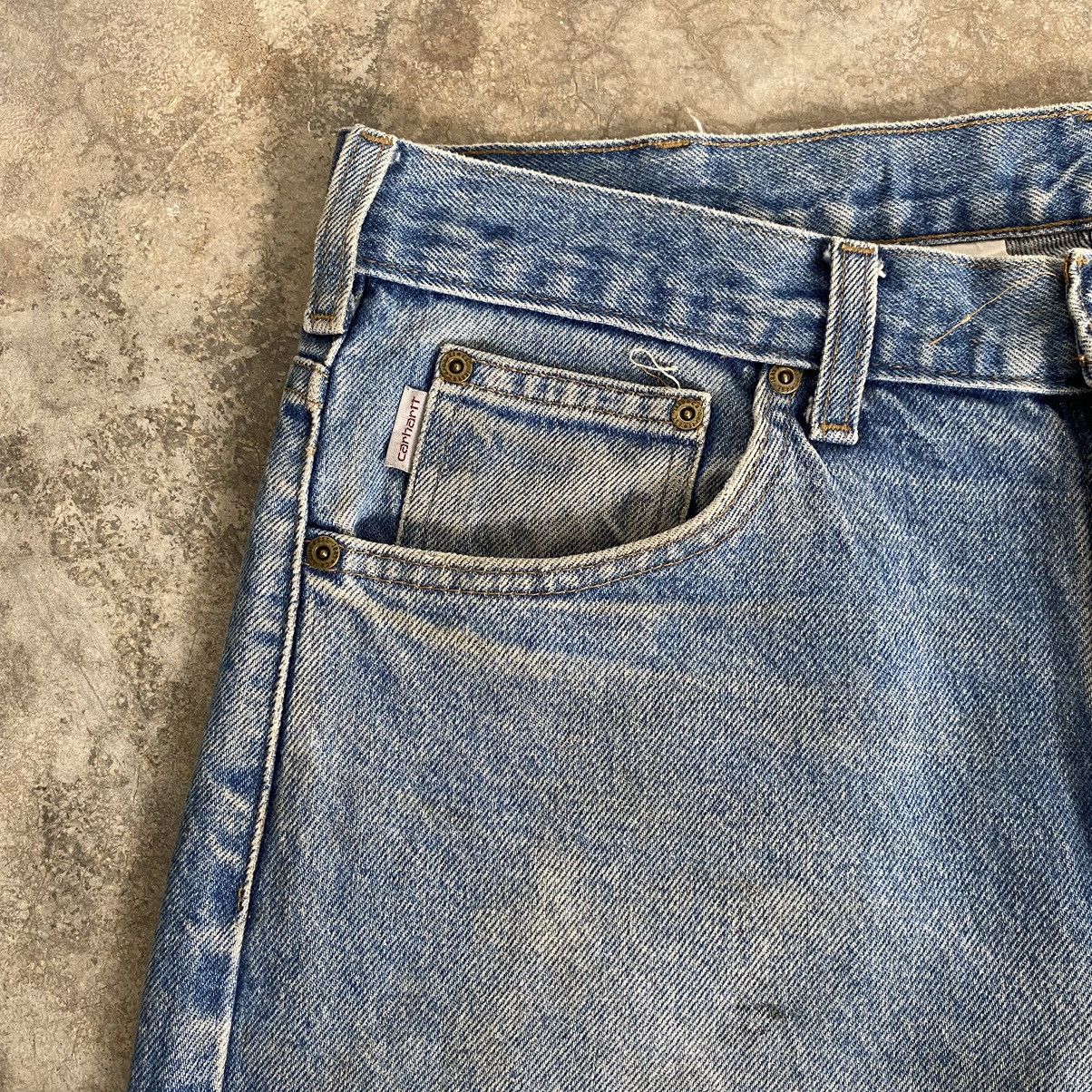Carhartt Vintage Carhartt Traditional Fit Faded Dirty Jeans Size US 35 - 10 Thumbnail