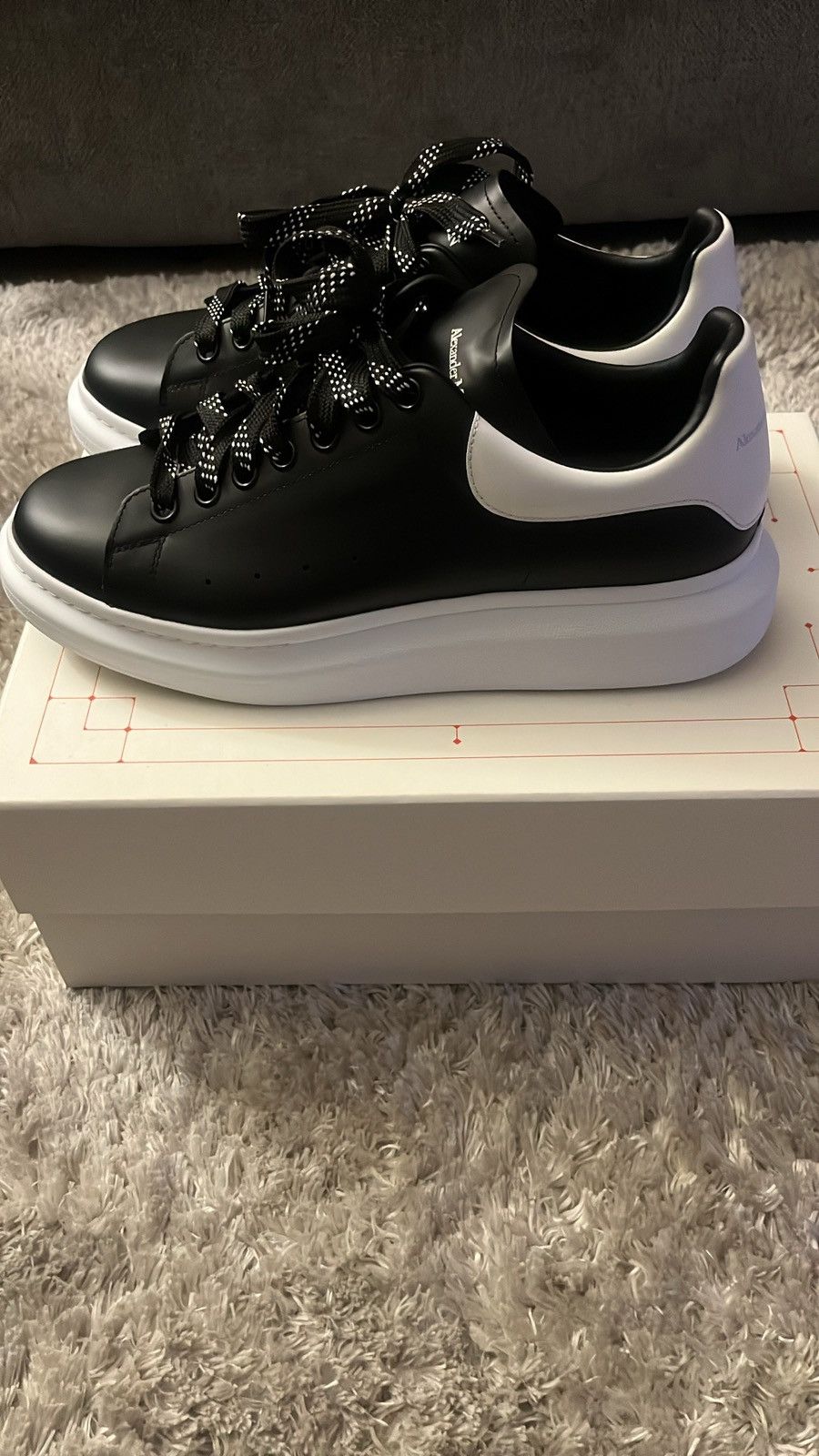 Alexander McQueen Black and white Alexander mcqueens Size US 11 / EU 44 - 6 Thumbnail