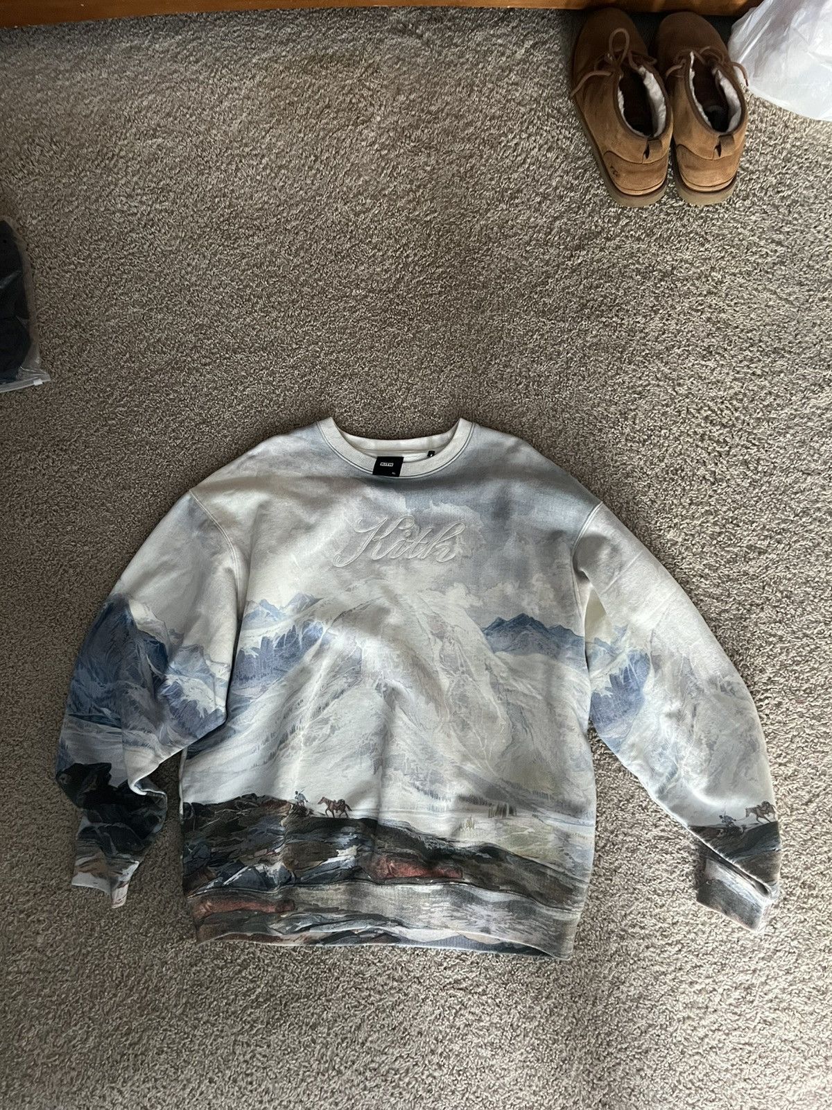 Kith Kith Peak Nelson Crewneck “Chalk” | Grailed