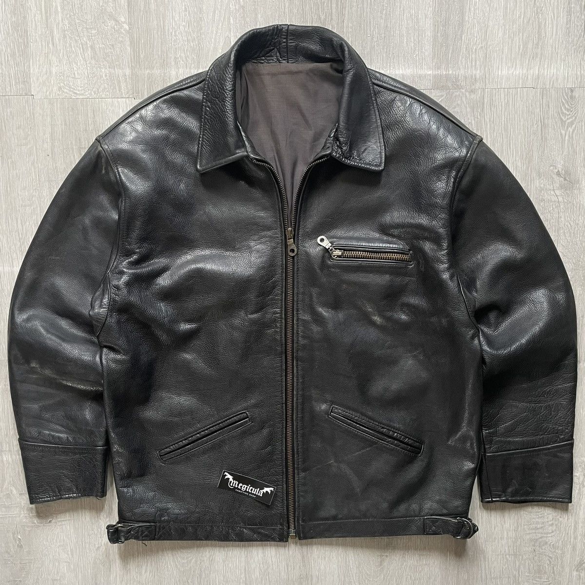 Other Unbrand Vintage Detroit Genuine Leather Jacket Size US XL / EU 56 / 4 - 1 Thumbnail