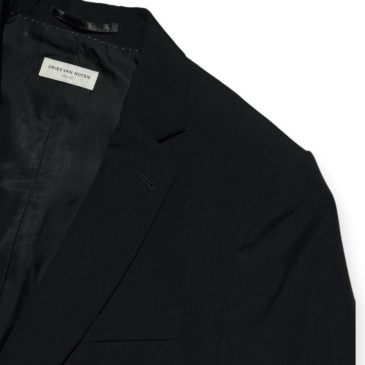 Dries Van Noten Classic fitted wool blazer Size 52R - 2 Thumbnail