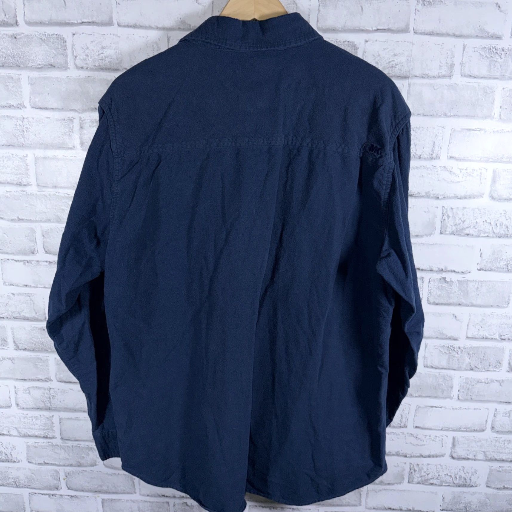 Mountain Khakis Mountain Khakis Chamois Blue Button Up Shirt Mens Size L Size US L / EU 52-54 / 3 - 3 Thumbnail