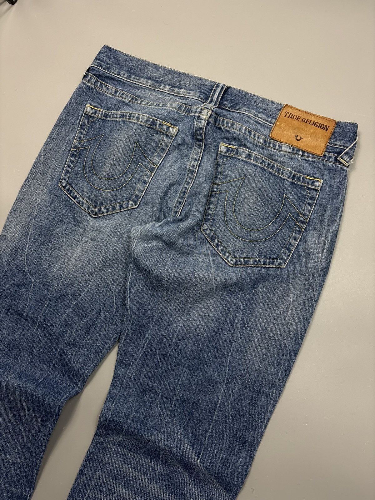 True Religion True Religion Relaxed Skinny Men's Straight Jeans Size US 36 / EU 52 - 2 Thumbnail