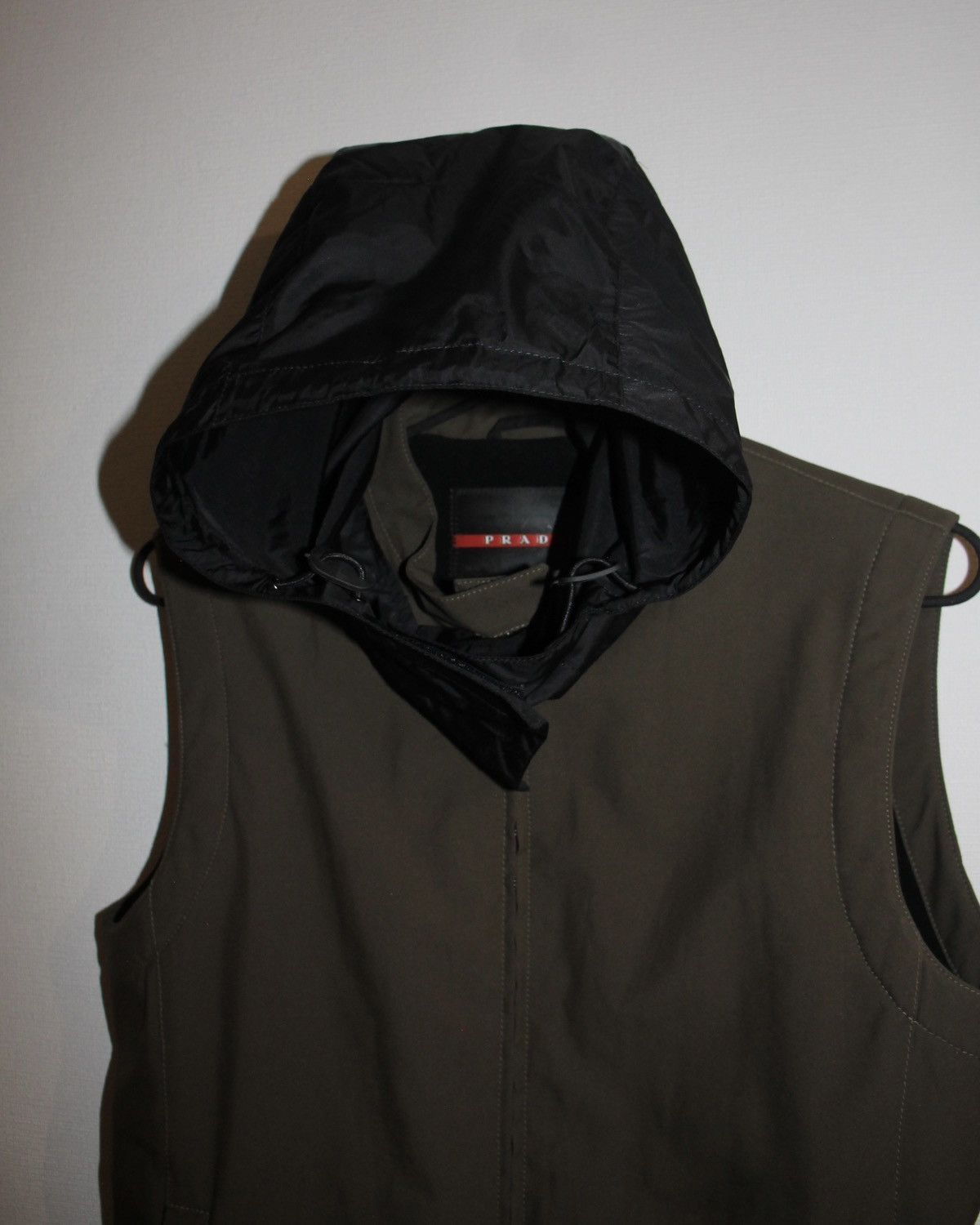 Prada 00's PRADA sport khaki nylon vest Art.109024 Size ONE SIZE - 12 Thumbnail