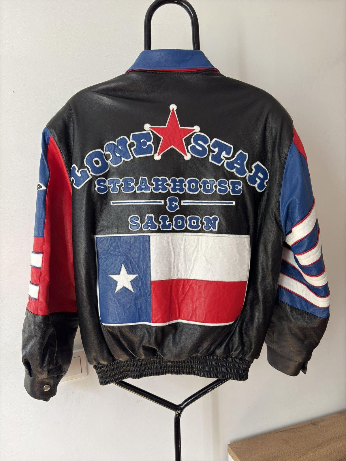 Designer × Jeff Hamilton Jeff Hamilton Vintage Leather Jacket – Lone Star – 1991 Size US M / EU 48-50 / 2 - 1 Thumbnail