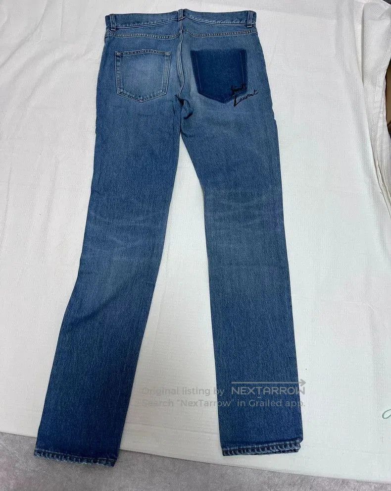 Saint Laurent Paris Saint Laurent Paris SLP Blue Jeans. Size US 30 / EU 46 - 4 Thumbnail