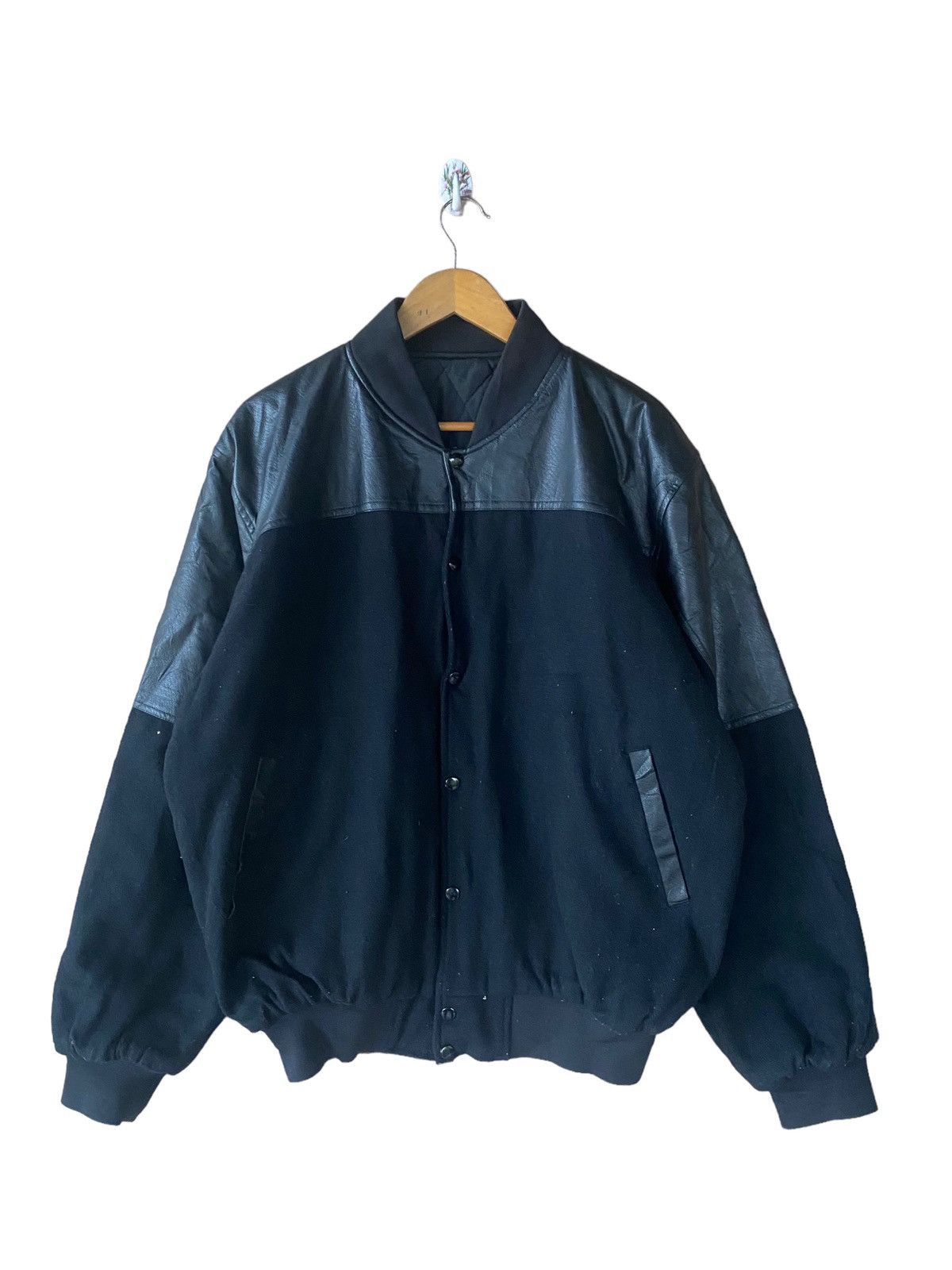 Other 👘SALE👘BLACK KNIGHT VF-154 WOOL VARSITY JACKET Size US XL / EU 56 / 4 - 2 Thumbnail
