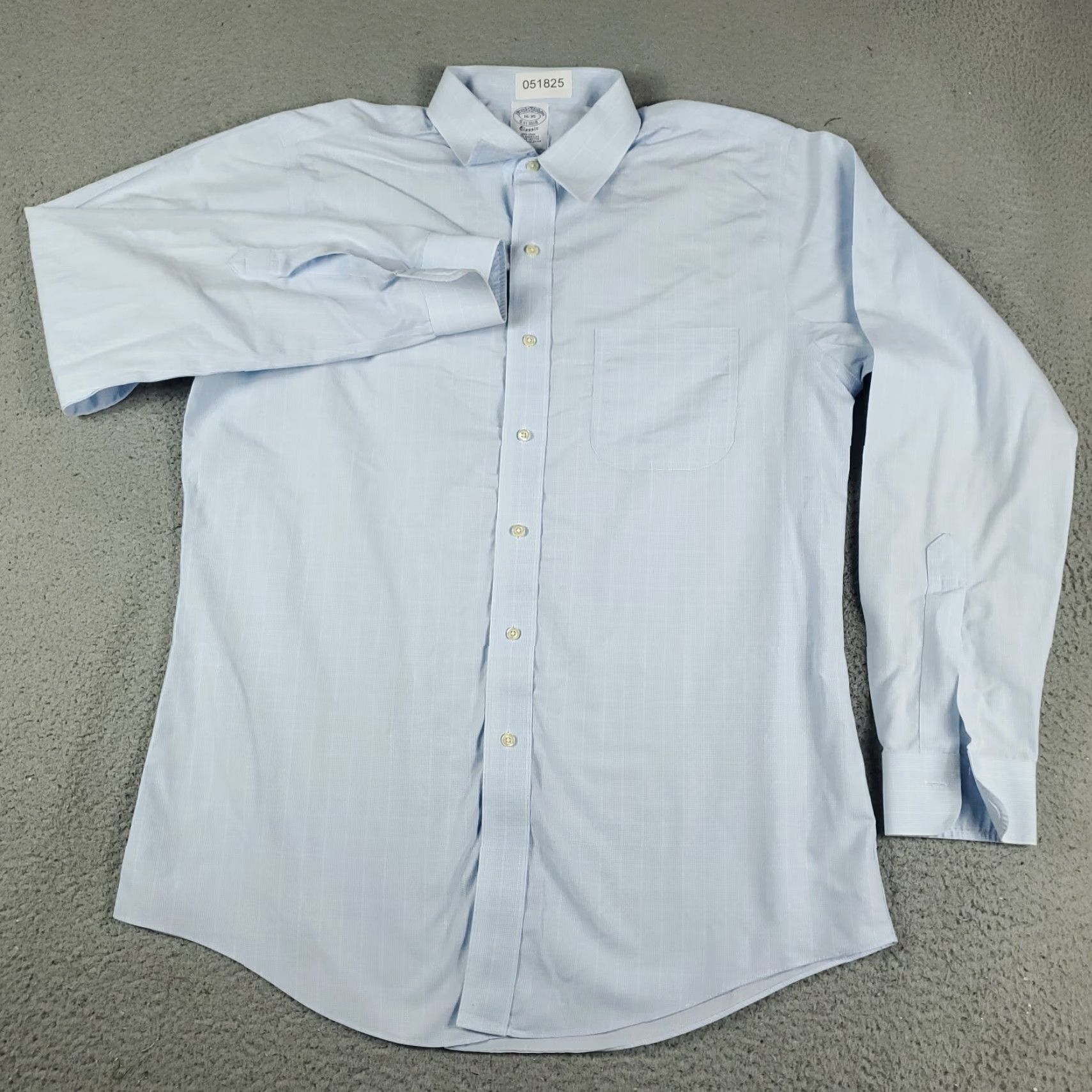 Brooks Brothers Brooks Brothers Shirt Mens 16 Blue Plaid Dress Button Up Long Sleeve Classic Casual Workwear Regular Fit Mens Size 42R - 2 Thumbnail