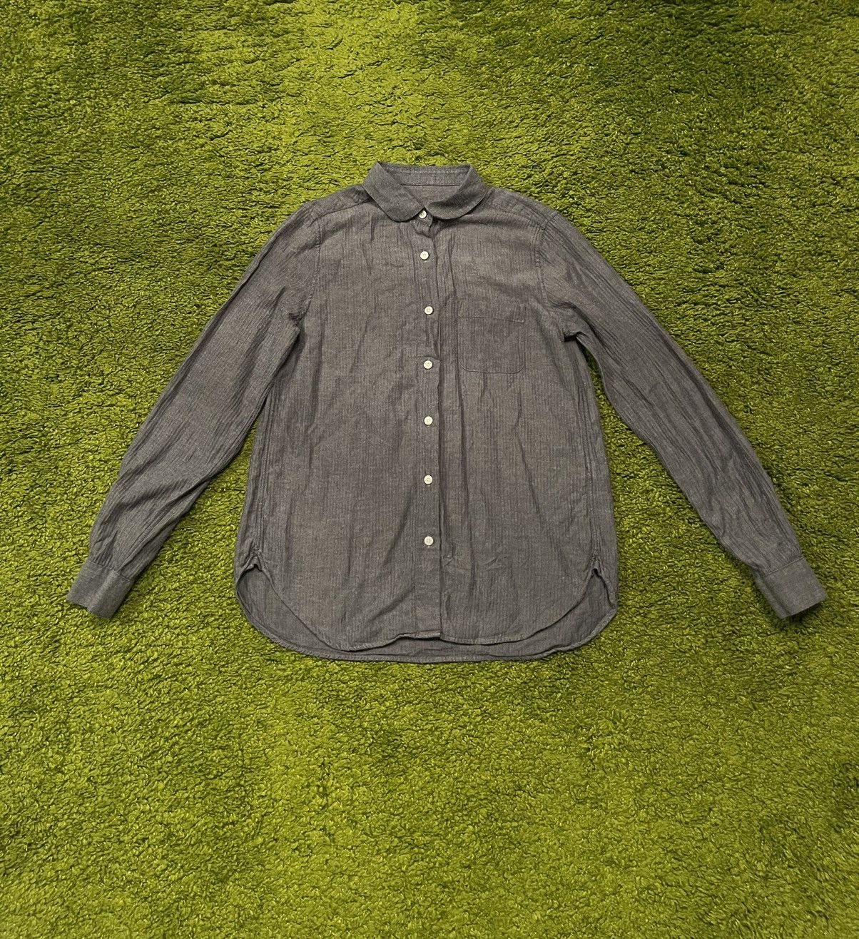 Designer × YMC You Must Create YMC minimalist buttons up shirt blouse Size M / US 6-8 / IT 42-44 - 1 Thumbnail