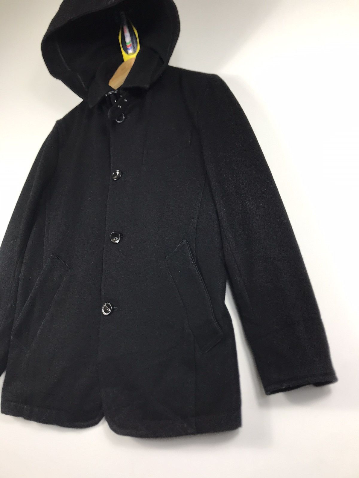 Designer × Melrose 🔥Men’s Melrose Nobilia Hooded Wool Button Jacket Size US S / EU 44-46 / 1 - 3 Thumbnail
