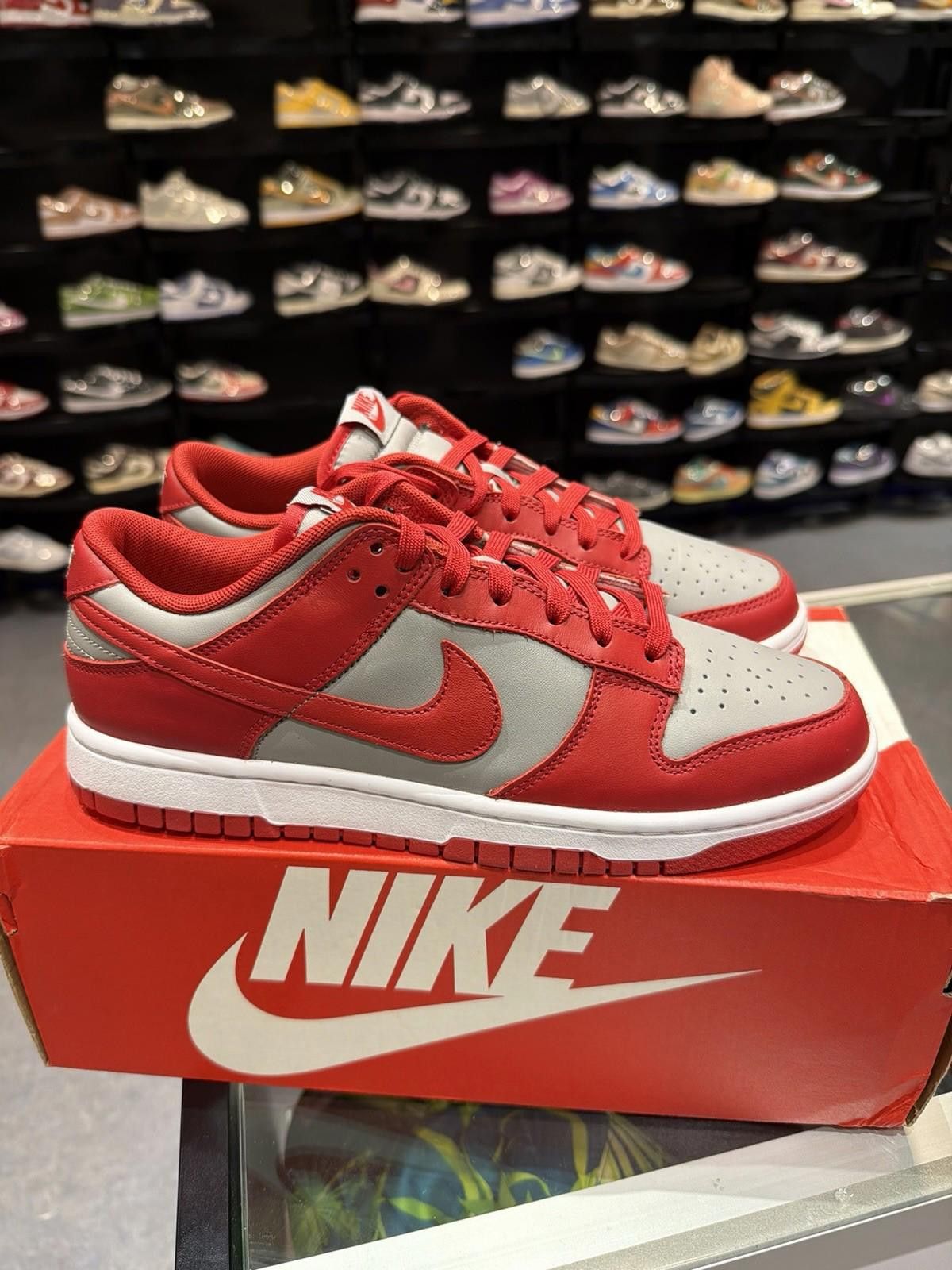Nike Nike Dunk Low UNLV University Red Gray Men's Size 8.5 Size US 8.5 / EU 41-42 - 1 Thumbnail