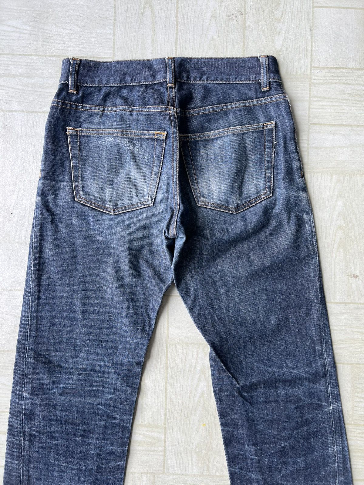 Helmut Lang 1998 Helmut Lang Treat Raw Denim Low Waist Contour Fit Jeans Size US 28 / EU 44 - 4 Thumbnail