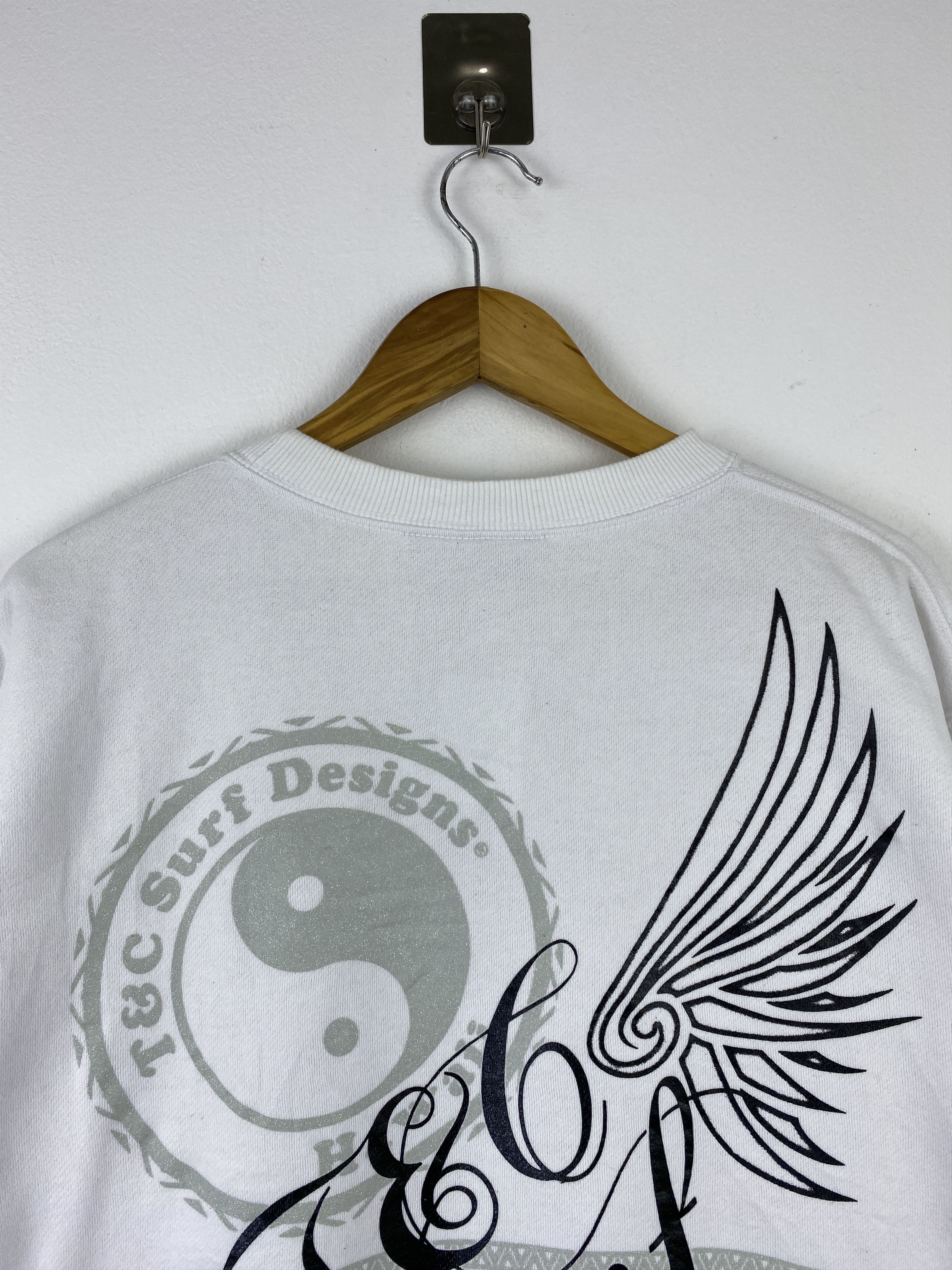 Japanese Brand Vintage T&C Surf Hawaii Yin Yang Crewneck BP0056 Size US XL / EU 56 / 4 - 4 Thumbnail