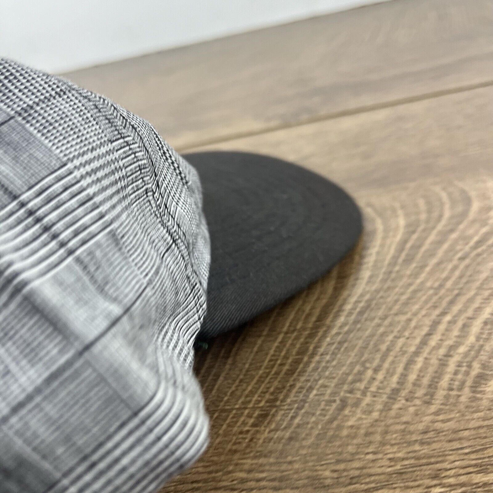 Other Plaid Gray Hat Gray Cap Adjustable Gray Adult Size Hat Size ONE SIZE - 10 Thumbnail