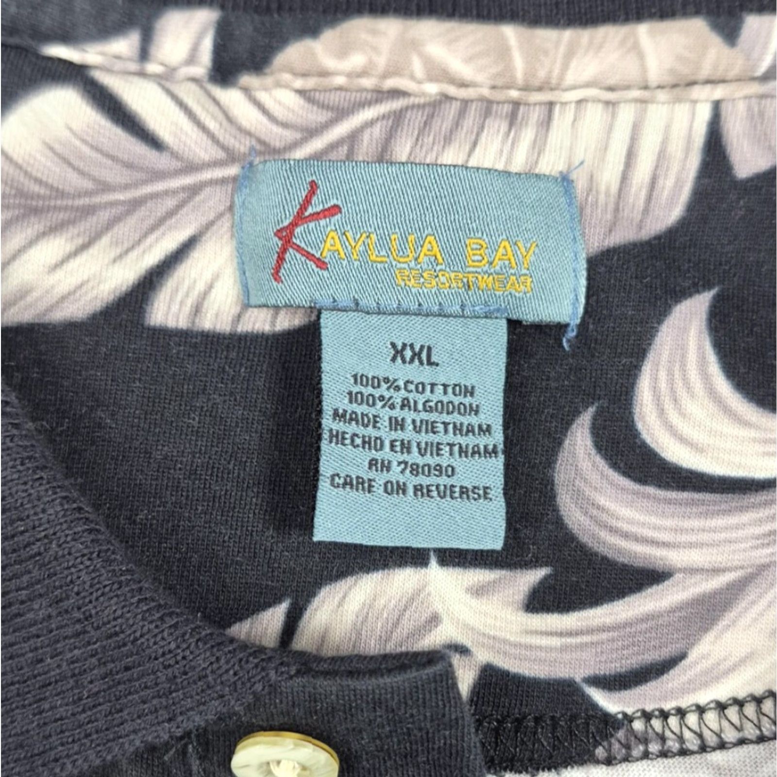Vintage VINTAGE Kailua Bay Resortwear Polo Shirt Mens 2XL Black Pineapple Hawaiian Aloha Graphic Print Shirt Men 2XL Size US XXL / EU 58 / 5 - 5 Thumbnail