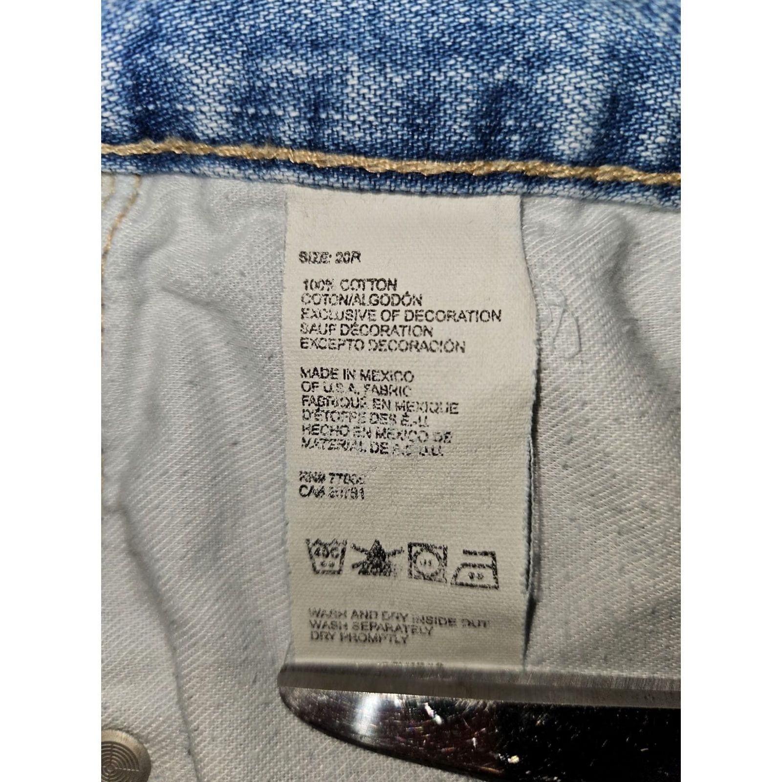 Tommy Hilfiger VINTAGE Tommy Hilfiger Jeans Women 20R Straight Blue Denim Casual Y2K Preppy Mens Womens Girls Size 42" / US 20 - 3 Thumbnail