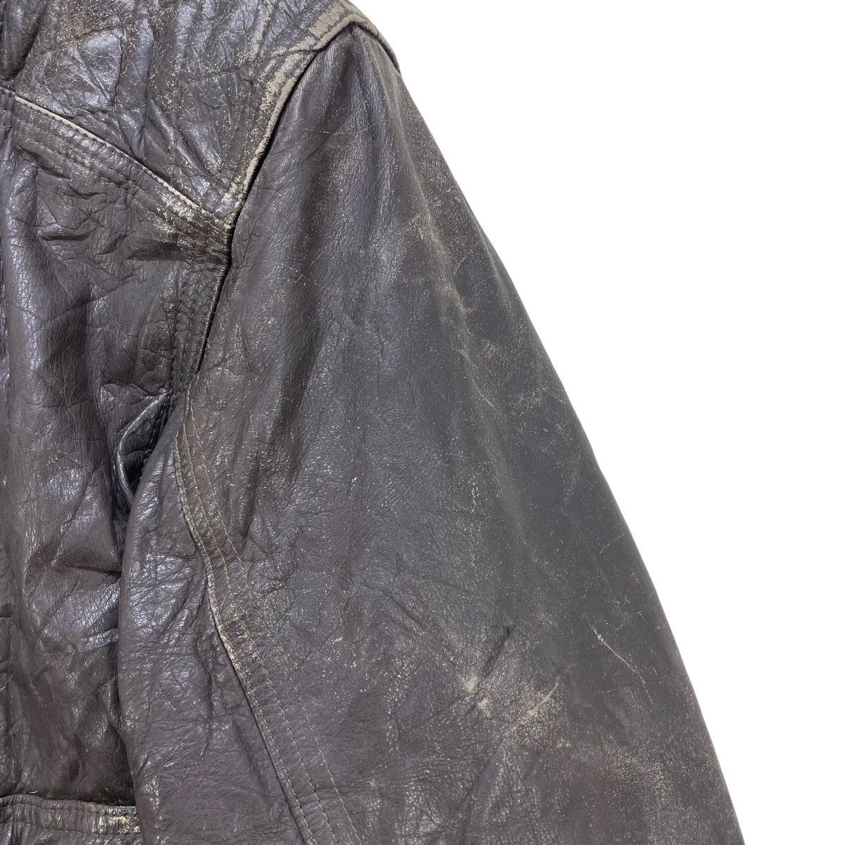 Sears 🗣️Vintage 90s Sears Leather Jacket Size US M / EU 48-50 / 2 - 7 Thumbnail