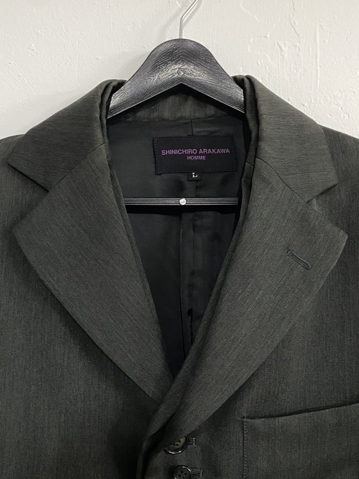 Comme des Garcons Homme Plus Shinichiro Arakawa Homme double layered blazer Size 40L - 4 Thumbnail