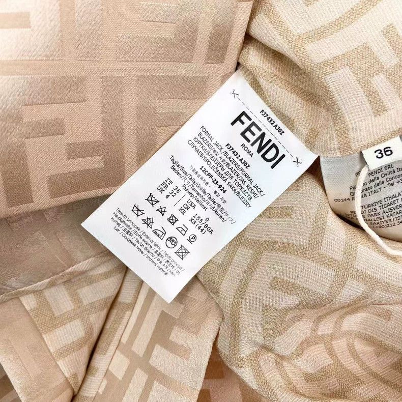 Fendi Fendi Old-fashioned full-print suit Size 36R - 4 Thumbnail