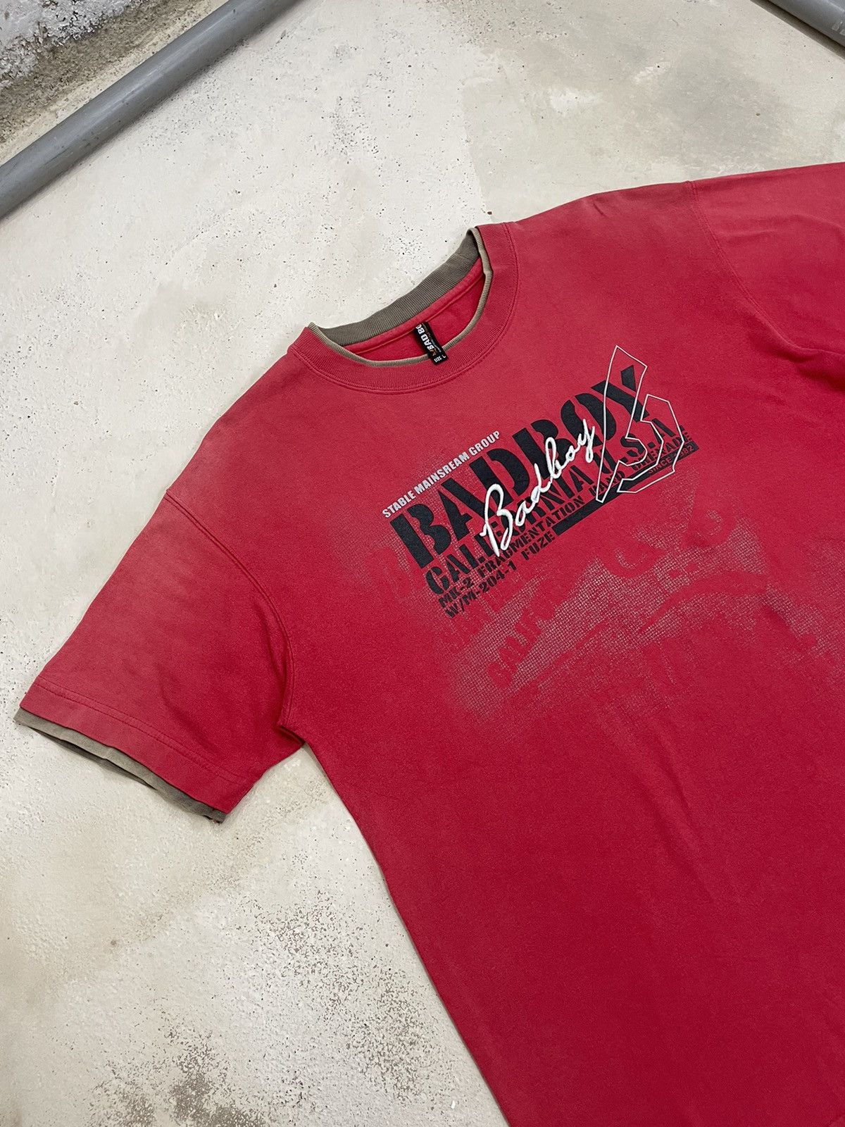 20471120 × If Six Was Nine × Japanese Brand Bad Boy Brand Certificate Life Poem Faded Layer Tee Size US L / EU 52-54 / 3 - 8 Thumbnail