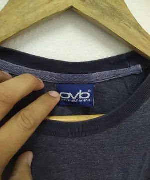 Vintage Vintage OVB Kansas Jayhawks Ringer T-Shirt College Size US L / EU 52-54 / 3 - 4 Thumbnail