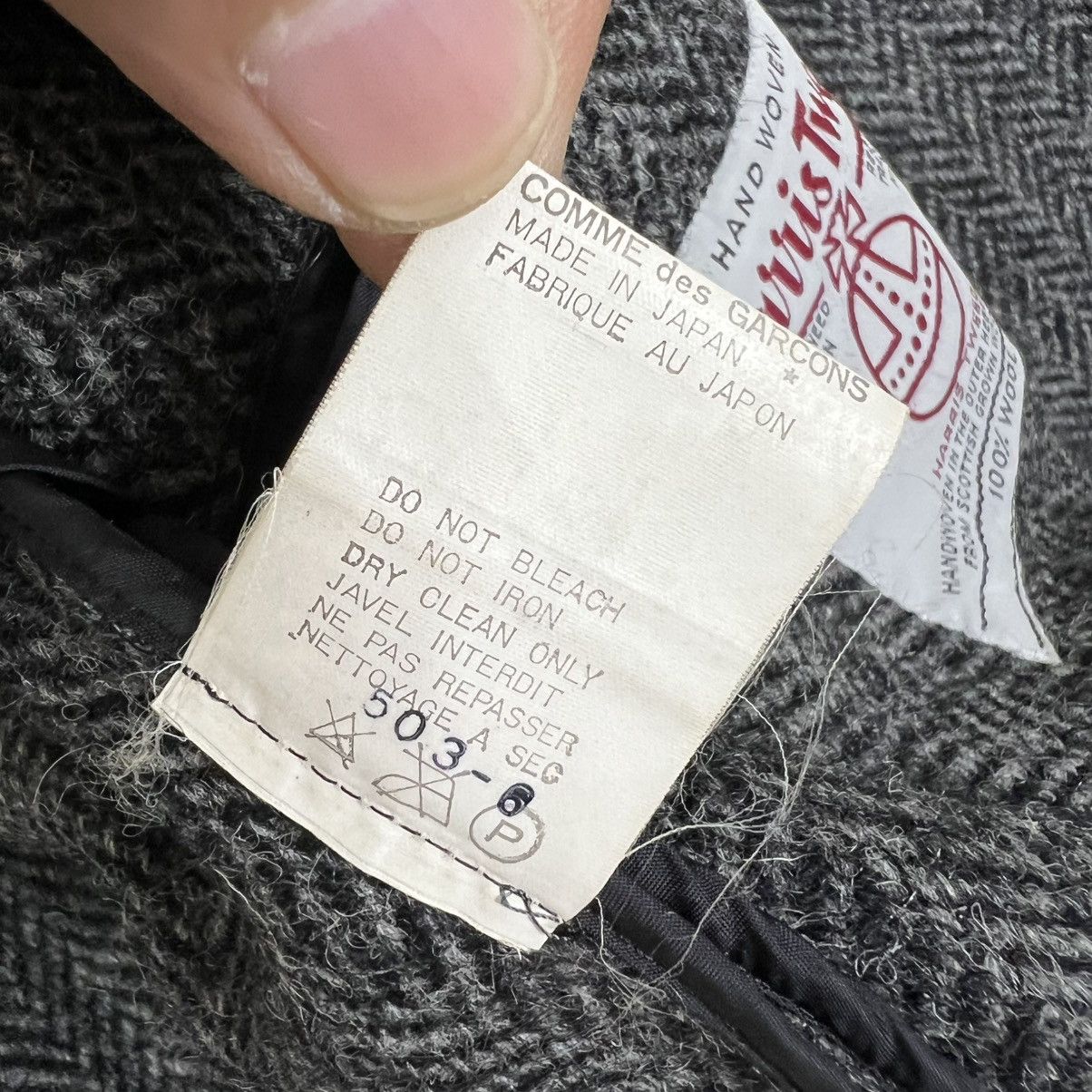 Comme des Garcons Gray Herringbone Tweed Blazer CDG x Harris Tweed Size US M / EU 48-50 / 2 - 10 Thumbnail