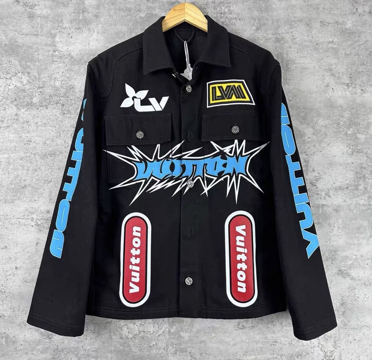 Louis Vuitton Louis Vuitton Graffiti Denim Jacket J42 Size US M / EU 48-50 / 2 - 1 Thumbnail
