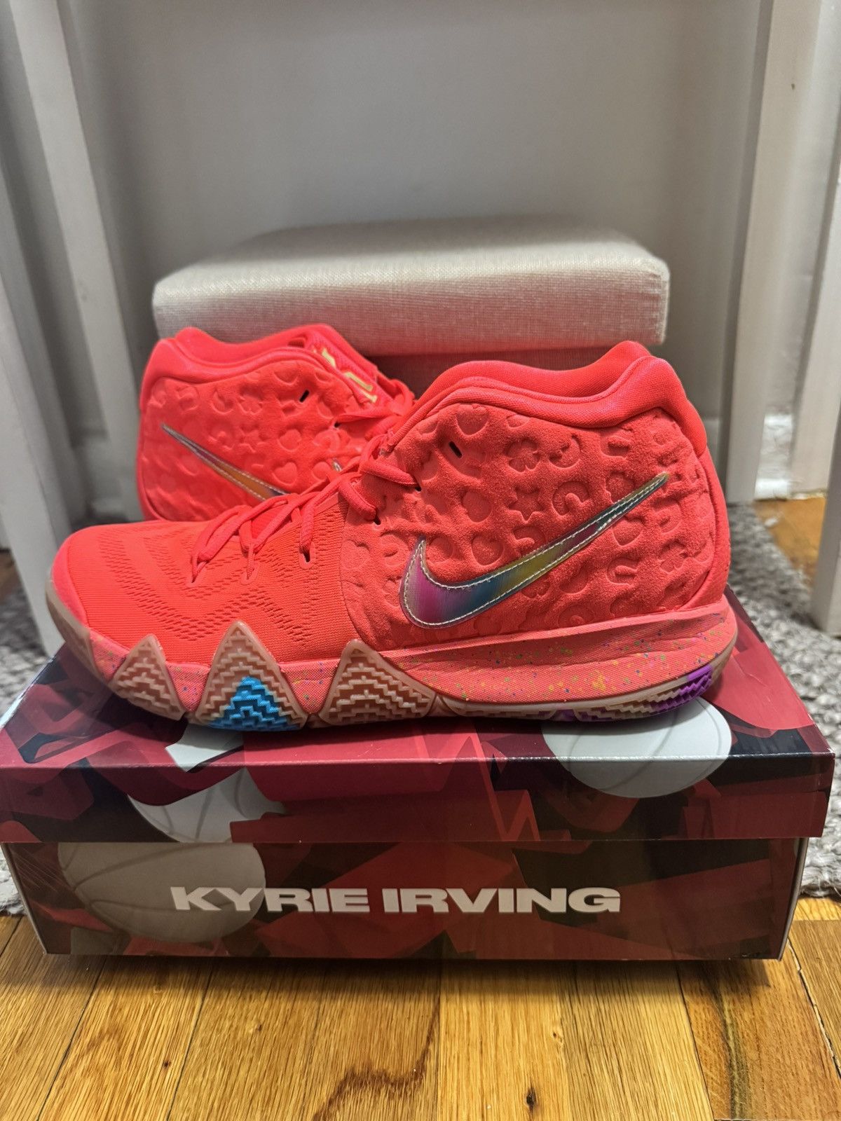 Nike Kyrie 4 Lucky Charms Size US 12 / EU 45 - 3 Thumbnail