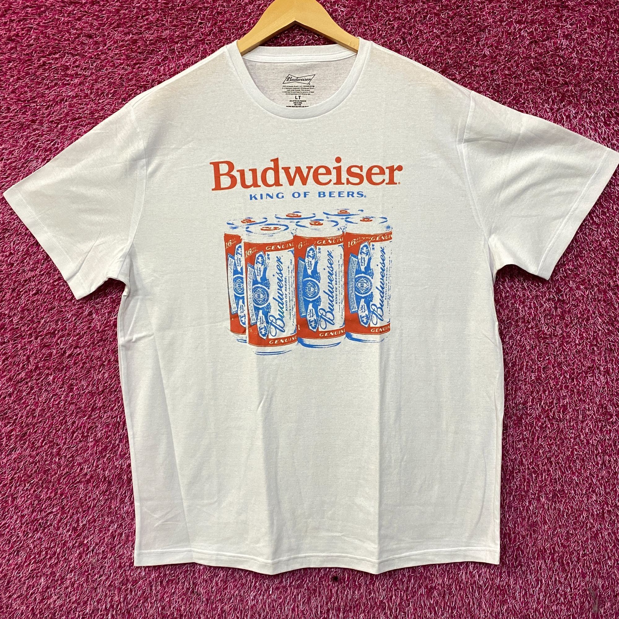 Budweiser Brew City Apparel Budweiser Six Pack Graphic T-Shirt Large Size US L / EU 52-54 / 3 - 1 Thumbnail