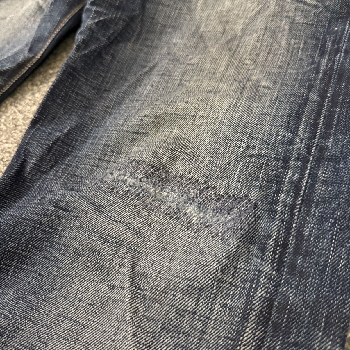 G-Star 🔥🇯🇵 Japanese Distressed Raw G-Brand Hard HoneyComb Denim Size US 29 - 8 Thumbnail