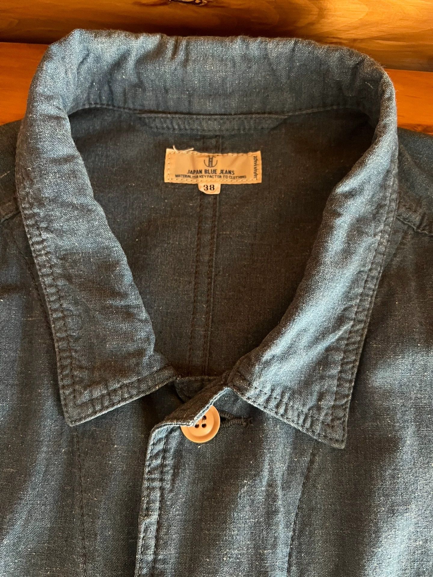 Japan Blue Japan Blue Jeans Indigo Cotton Windbreaker Nippon Size US XS / EU 42 / 0 - 8 Thumbnail