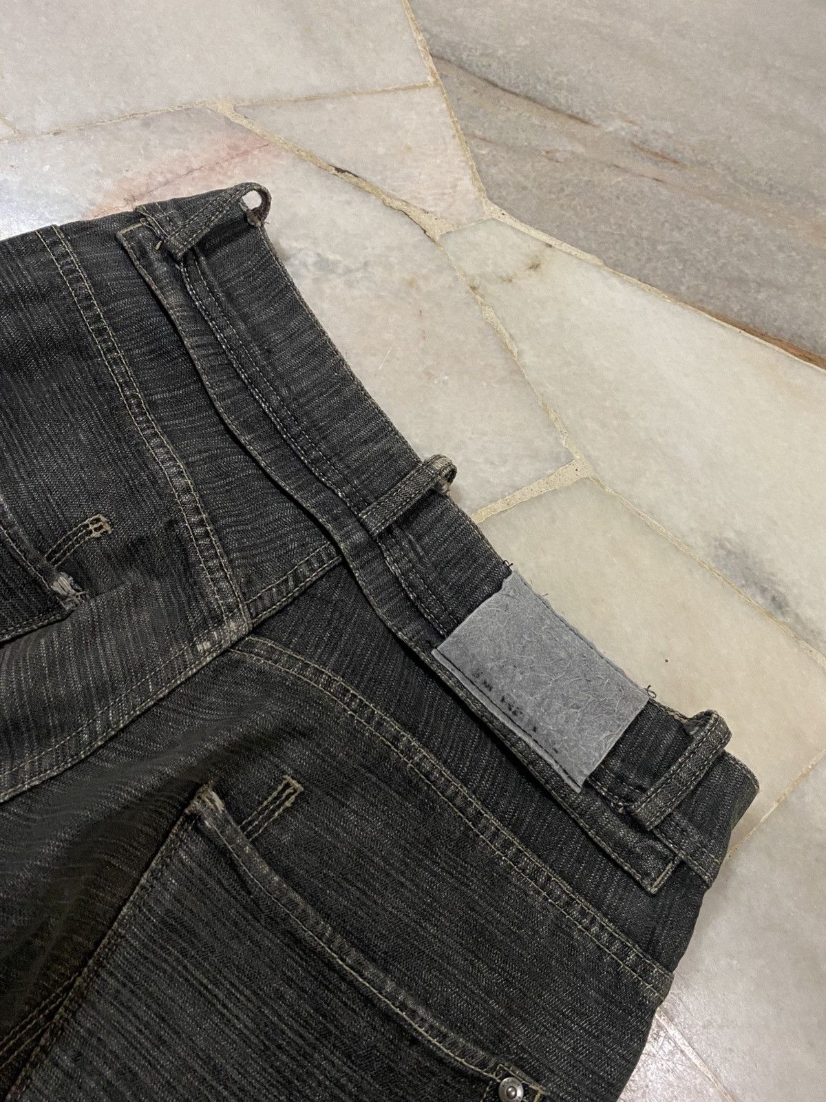Massive RARE Vintage Freaky Massive Baggy Cargo Distressed Jeans Size US 32 / EU 48 - 12 Thumbnail