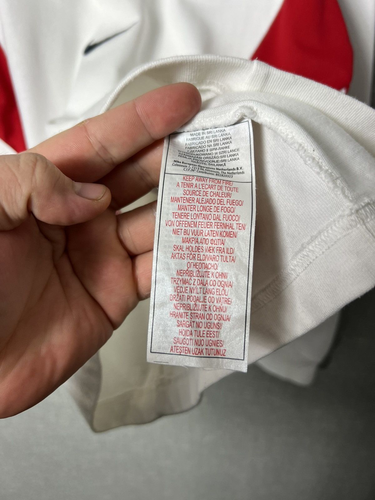 Nike ENGLAND RUGBY Shirt 2003 World Cup LONG SLEEVE Jersey NIKE Size US S / EU 44-46 / 1 - 18 Thumbnail